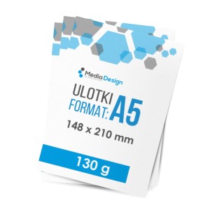Ulotki A5 (148x210mm) 130g
