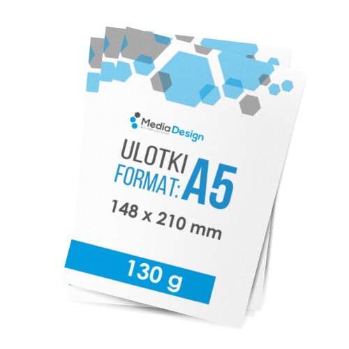 Ulotki A5 (148x210mm) 130g