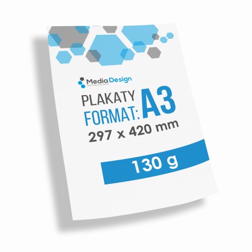 Plakaty A3 (297x420 mm) - 130g